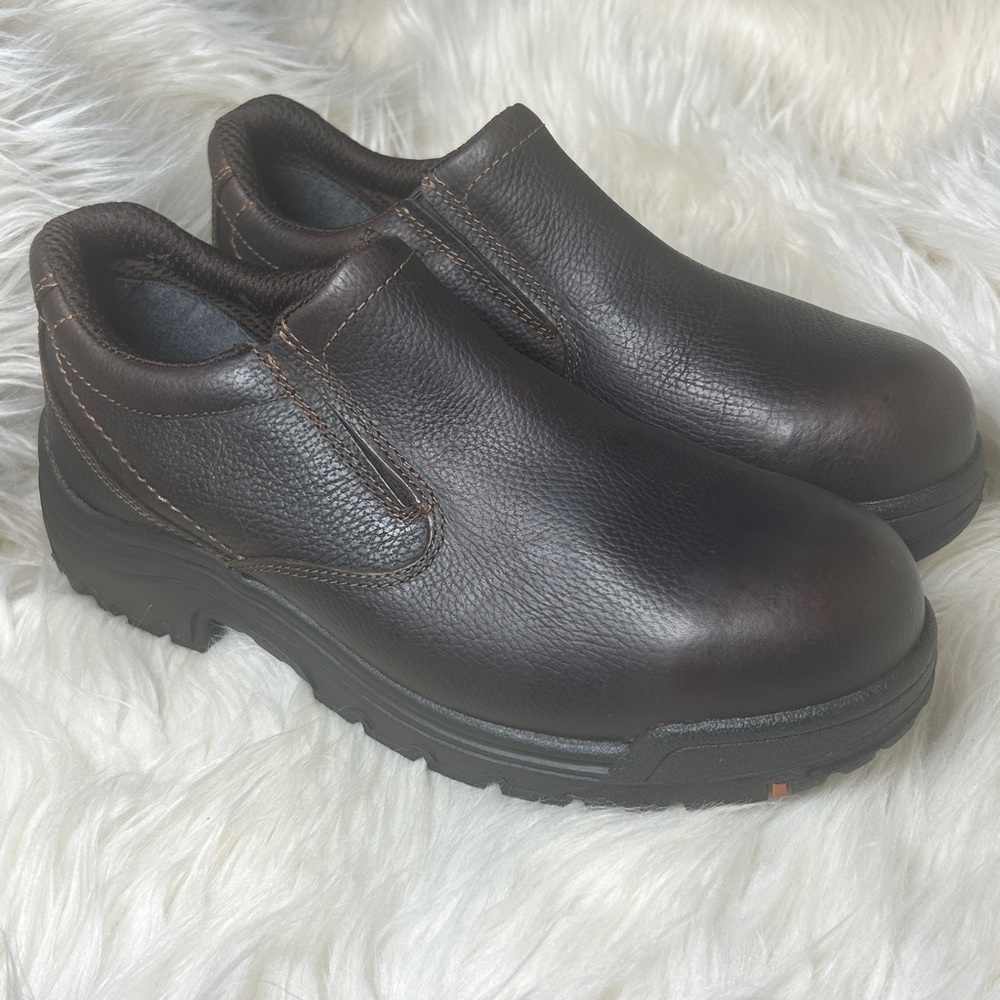 Timberland PRO Men's TiTAN® Slip-On Safety Toe Work Shoes Men's Size 12 W